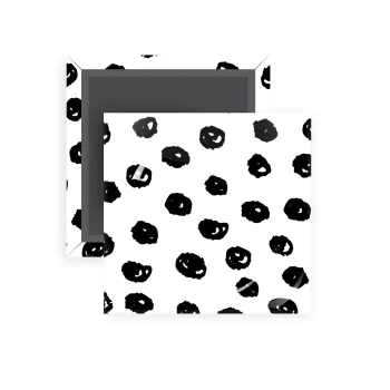 Doodle Dots, Μαγνητάκι ψυγείου τετράγωνο διάστασης 5x5cm