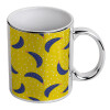 Mug ceramic, silver mirror, 330ml