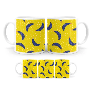 Yellow seamless with blue bananas, Καπέλο Ενηλίκων Foam Flat Snapback με Δίχτυ Κόκκινο-Λευκό-Μαύρο (POLYESTER, ΕΝΗΛΙΚΩΝ, UNISEX, ONE SIZE)