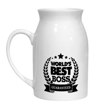 World's best boss stars, Milk Jug (450ml) (1pcs)