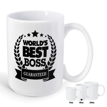 World's best boss stars, Κούπα Mega, κεραμική, 450ml