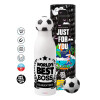 Soccer Metal mug thermos, double wall, 550ml
