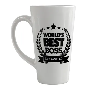 World's best boss stars, Κούπα κωνική Latte Μεγάλη, κεραμική, 450ml
