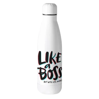 Like a boss, but with less money!!!, Metal mug thermos (Stainless steel), 500ml