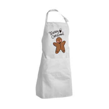 mr gingerbread, Adult Chef Apron (with sliders and 2 pockets)