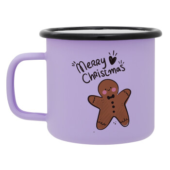 mr gingerbread, Κούπα Μεταλλική εμαγιέ ΜΑΤ Light Pastel Purple 360ml