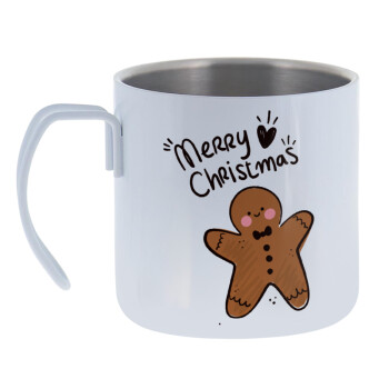 mr gingerbread, Mug Stainless steel double wall 400ml