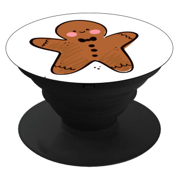 mr gingerbread, Phone Holders Stand  Black Hand-held Mobile Phone Holder