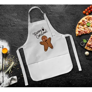 mr gingerbread, Ποδιά Σεφ Ολόσωμη Παιδική (με ρυθμιστικά και 2 τσέπες)