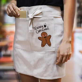 mr gingerbread, Ποδιά Μέσης με διπλή τσέπη Barista/Bartender, Beige