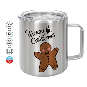 mr gingerbread, Mug Stainless steel double wall 300ml