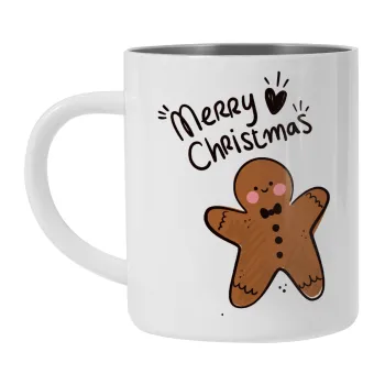 mr gingerbread, Mug Stainless steel double wall 300ml