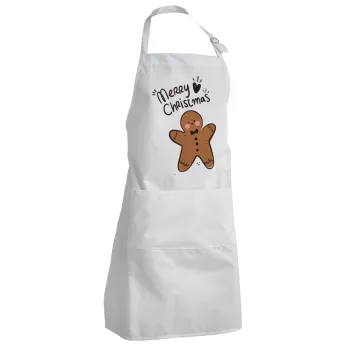 mr gingerbread, Adult Chef Apron (with sliders and 2 pockets)