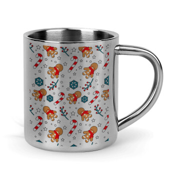 xmas gingerbread, Mug Stainless steel double wall 300ml
