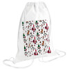 Backpack pouch GYMBAG white (28x40cm)