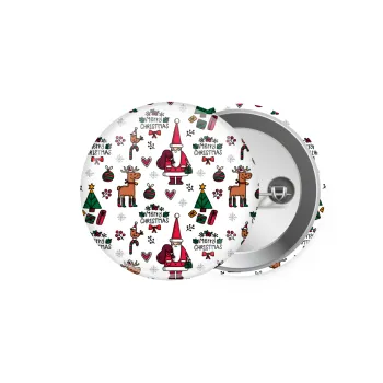 Santas, Deers & Trees, Κονκάρδα παραμάνα 5.9cm