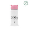 Pink stainless steel thermal flask, 320ml