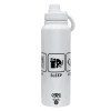 1L Stainless Steel Thermal Bottle with Phone Holder & Double Wall Insulation