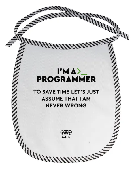 I’m a programmer Save time — 1