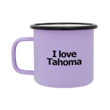 I love Tahoma, Κούπα Μεταλλική εμαγιέ ΜΑΤ Light Pastel Purple 360ml