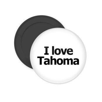 I love Tahoma, Μαγνητάκι ψυγείου στρογγυλό διάστασης 5cm