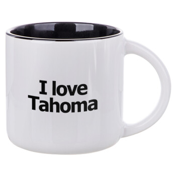 I love Tahoma, Κούπα κεραμική 400ml Λευκή/Μαύρη