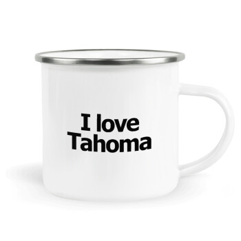 I love Tahoma, Κούπα Μεταλλική εμαγιέ λευκη 360ml