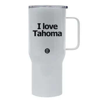 I love Tahoma, Tumbler με καπάκι, διπλού τοιχώματος (θερμό) 750L