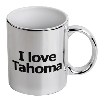 I love Tahoma, Κούπα κεραμική, ασημένια καθρέπτης, 330ml