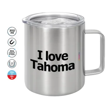 I love Tahoma, Mug Stainless steel double wall 300ml