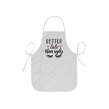 Better Late than ugly hearts, Ποδιά Σεφ ολόσωμη κοντή  Παιδική (44x62cm)