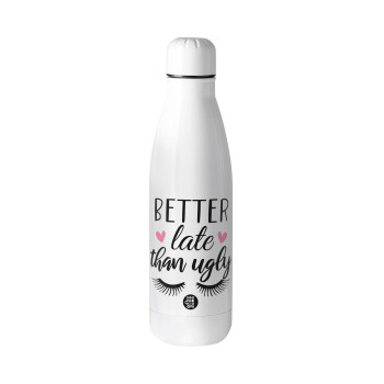 Better Late than ugly hearts, Μεταλλικό παγούρι Stainless steel, 700ml