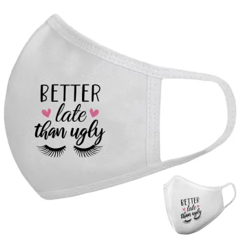 Better Late than ugly hearts, Μάσκα υφασμάτινη υψηλής άνεσης παιδική (Δώρο πλαστική θήκη)