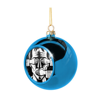 Censorship, Χριστουγεννιάτικη μπάλα δένδρου Μπλε 8cm