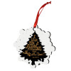 Χριστουγεννιάτικο στολίδι snowflake ξύλινο 7.5cm