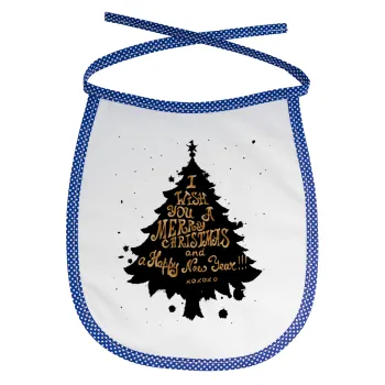 Tree, i wish you a merry christmas and a Happy New Year!!! xoxoxo, Σαλιάρα μωρού αλέκιαστη με κορδόνι Μπλε