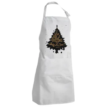 Tree, i wish you a merry christmas and a Happy New Year!!! xoxoxo, Adult Chef Apron (with sliders and 2 pockets)