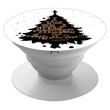 Tree, i wish you a merry christmas and a Happy New Year!!! xoxoxo, Phone Holders Stand  White Hand-held Mobile Phone Holder