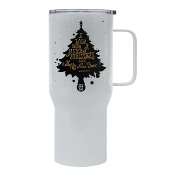 Tree, i wish you a merry christmas and a Happy New Year!!! xoxoxo, Mega Stainless steel Tumbler with lid, double wall 750L