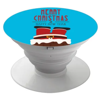 Merry christmas chimney, Phone Holders Stand  White Hand-held Mobile Phone Holder