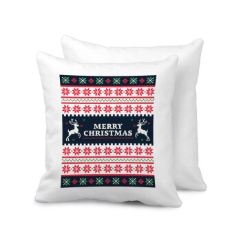 Merry Christmas Vintage, Sofa cushion 40x40cm includes filling