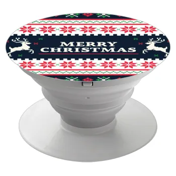 Merry Christmas Vintage, Phone Holders Stand  Λευκό Βάση Στήριξης Κινητού στο Χέρι