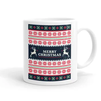 Merry Christmas Vintage, Ceramic coffee mug, 330ml