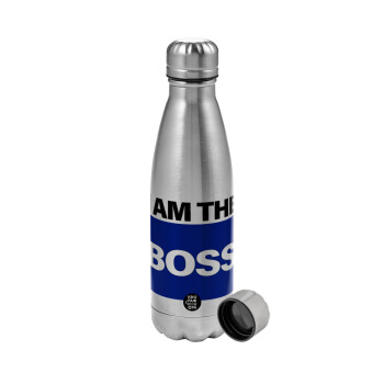I am the Boss, Μεταλλικό παγούρι νερού, ανοξείδωτο ατσάλι, 750ml