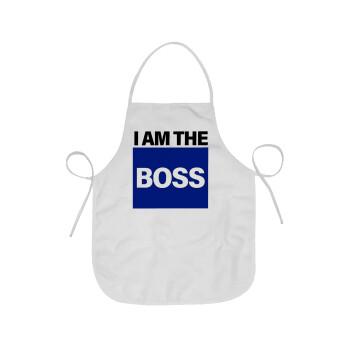 I am the Boss, Ποδιά Σεφ Ολόσωμη κοντή Ενηλίκων (63x75cm)