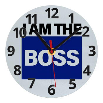 I am the Boss, Ρολόι τοίχου γυάλινο (20cm)