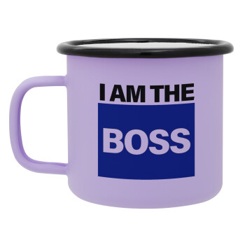 I am the Boss, Κούπα Μεταλλική εμαγιέ ΜΑΤ Light Pastel Purple 360ml