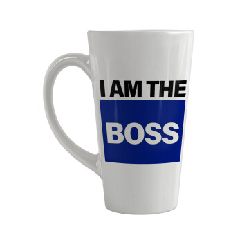 I am the Boss, Κούπα κωνική Latte Μεγάλη, κεραμική, 450ml