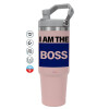 Pink color, 890ml (30oz) stainless Steel Tumbler with Handle