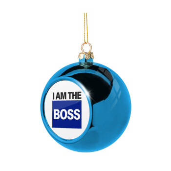 I am the Boss, Χριστουγεννιάτικη μπάλα δένδρου Μπλε 8cm